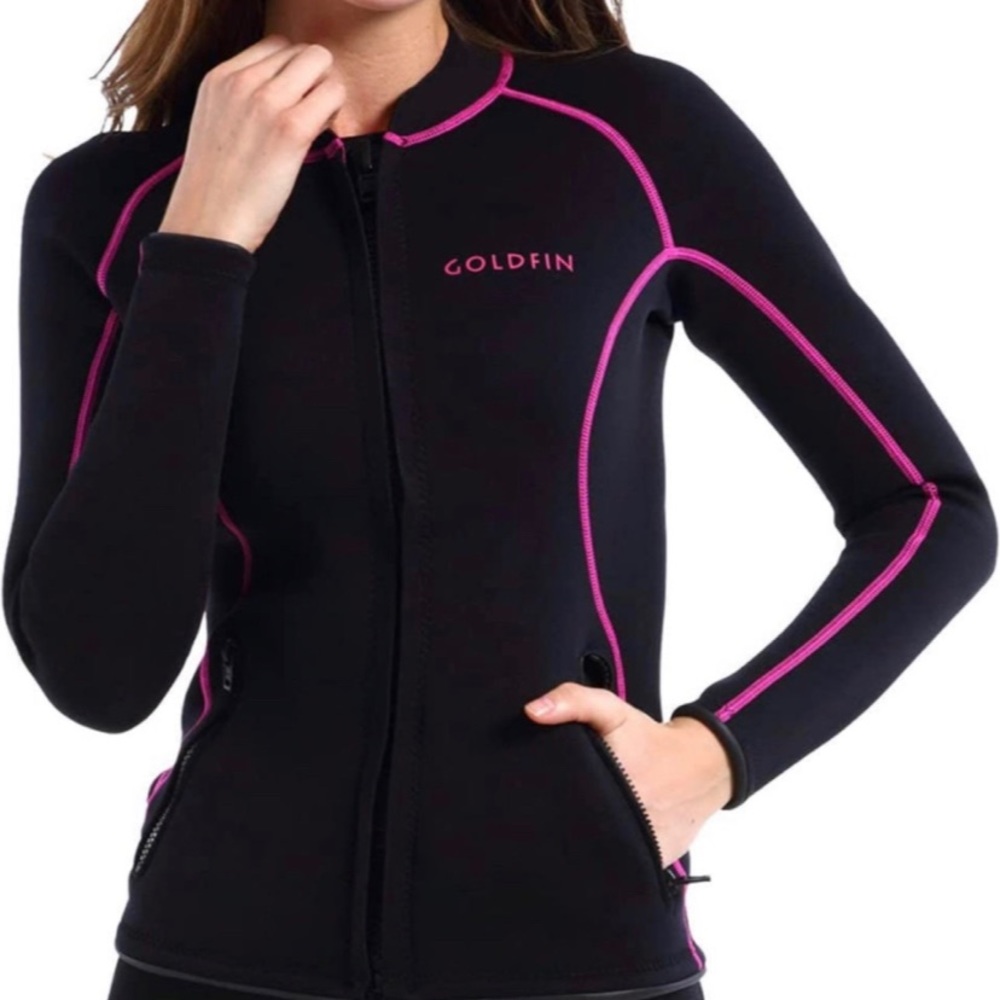 Womens Goldfin wetsuit Top size S